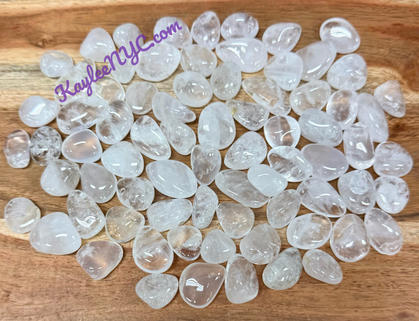 Wholesale Lot 2 Lbs Natural Clear Quartz Tumble Healing Energy Nice Quality