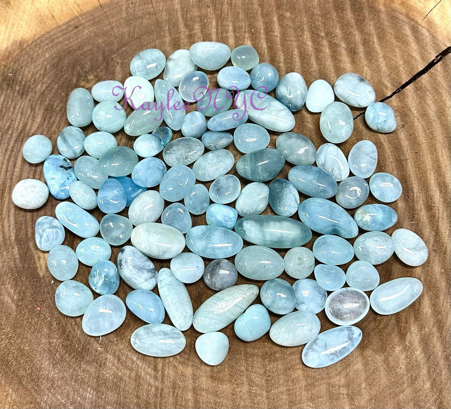 Wholesale Lot 1 lb Natural Aquamarine Tumble Healing Energy Nice Quality