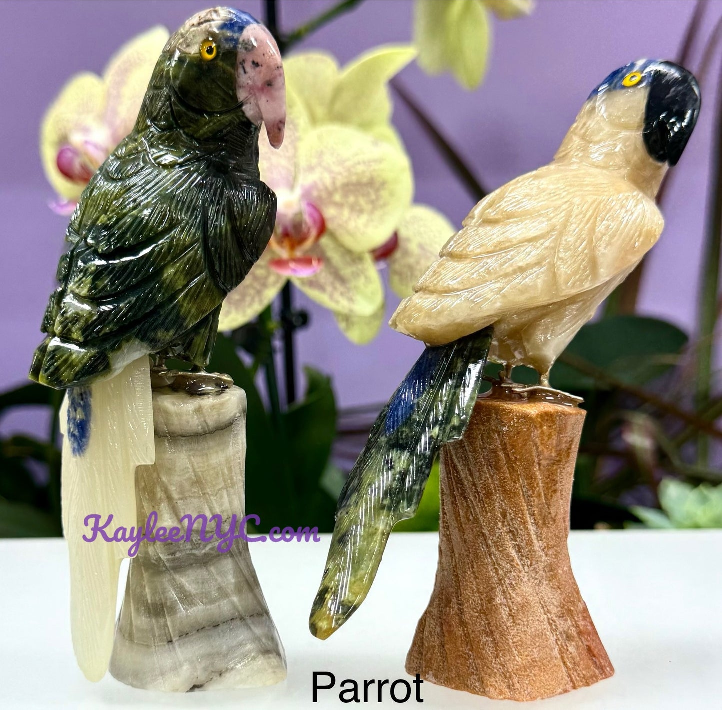 4 PCs Mix Natural Crystal Birds Healing energy