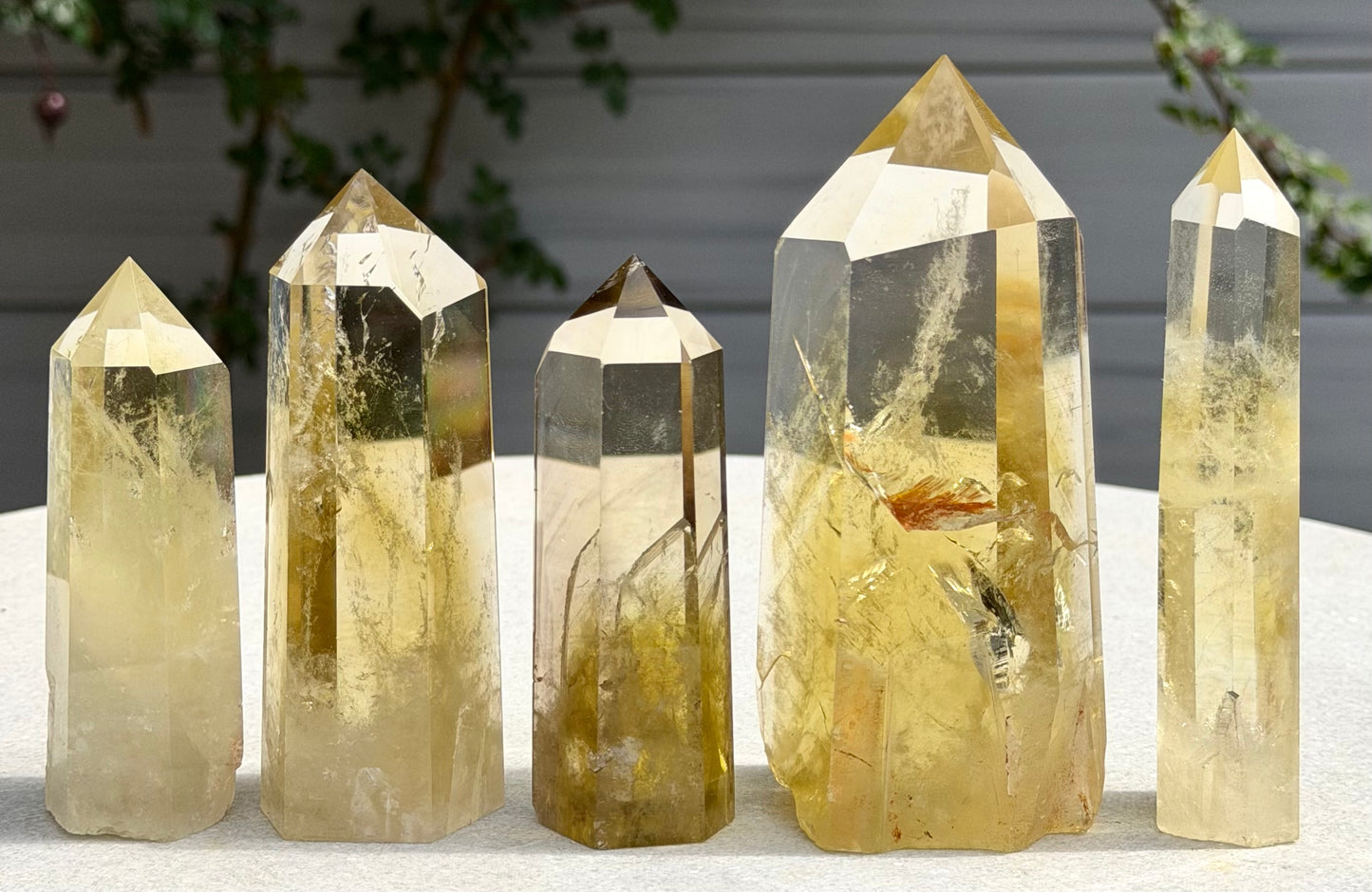 Wholesale Lot 2 lbs Citrine Obelisk Tower Point Crystal Energy Healing