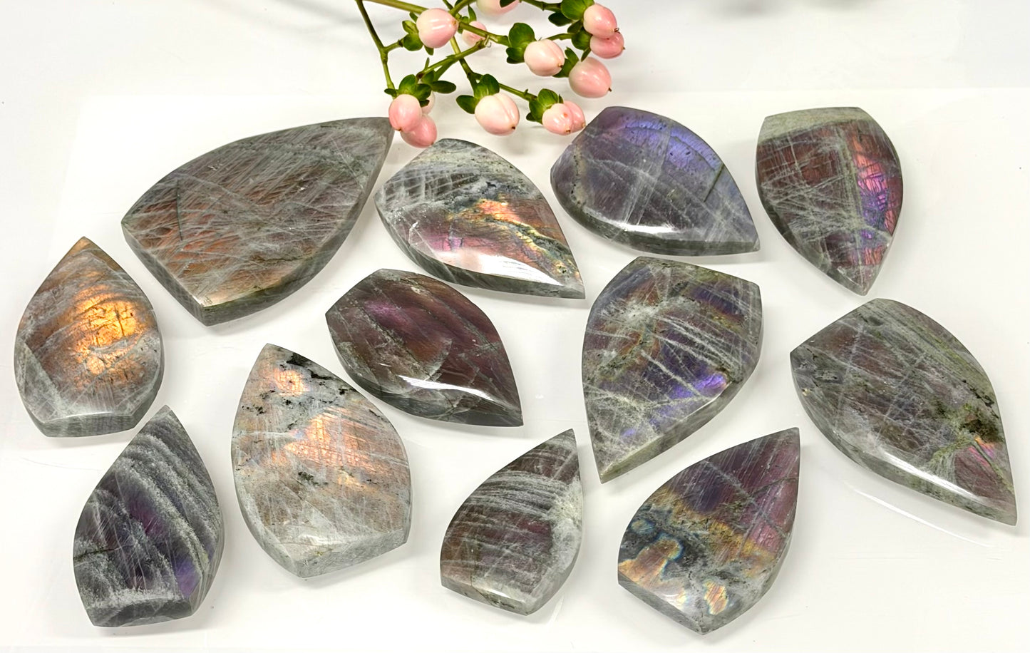 2 lbs Natural Sunset Labradorite Freeform Crystal Wholesale