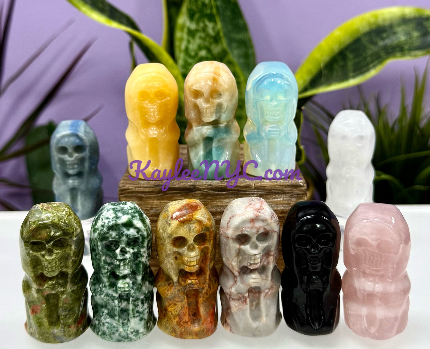 11 PCs 5 cm Mix Crystal Grim Reaper Crystals Healing Energy