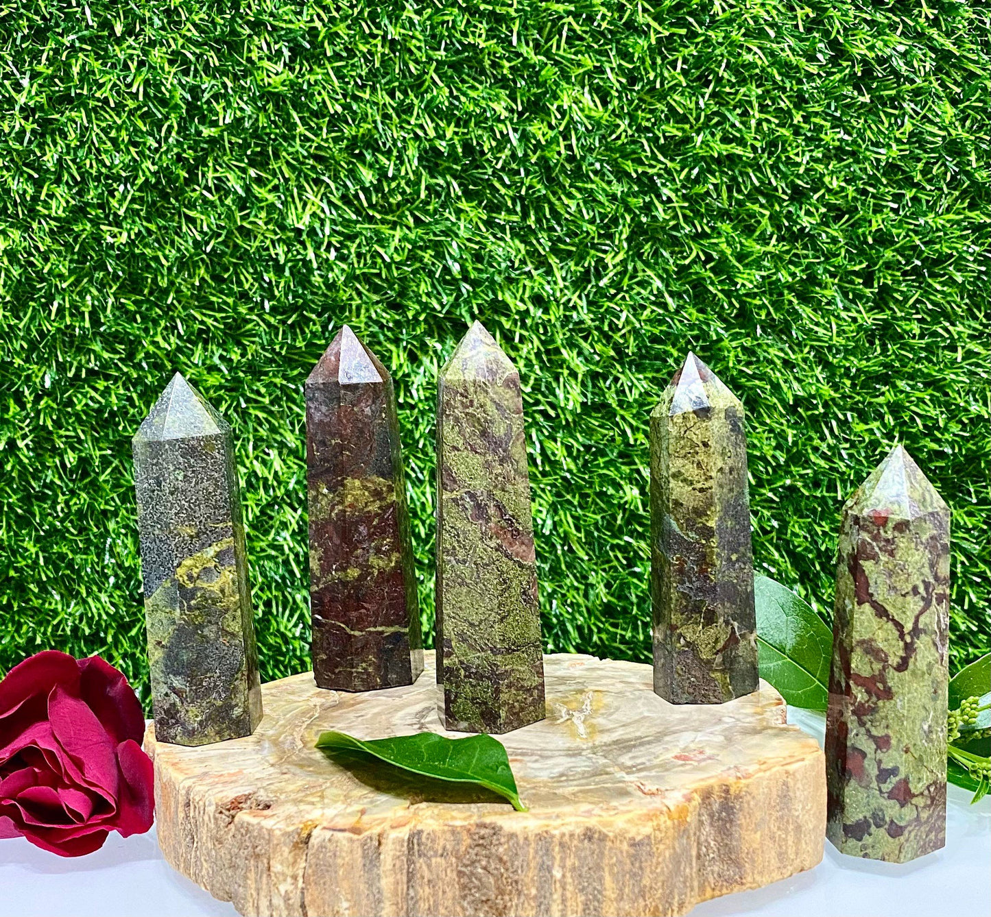 Wholesale Lot 1 Lb Natural Dragon Blood Stone Obelisk Tower Point Crystal Healing Energy