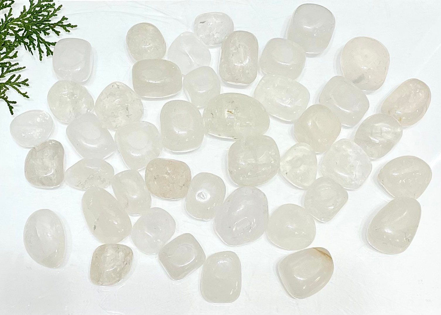 Wholesale Lot 2 Lbs Natural Clear Quartz Tumble Crystal Healing Energy Nice Quality