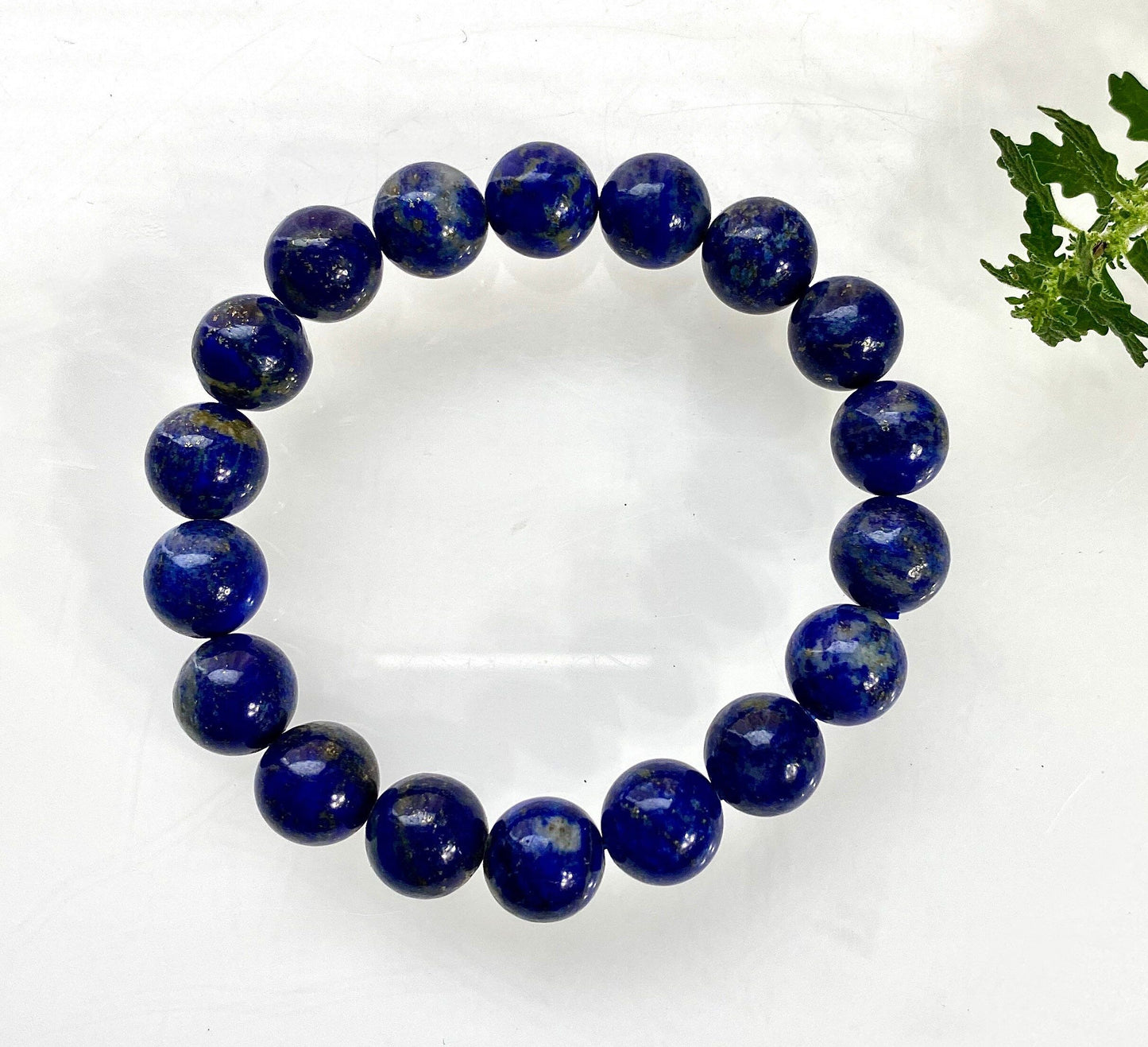 Wholesale 6 Pcs Natural Lapis Lazuli 10mm 7.5" Crystal Healing Stretch Bracelet