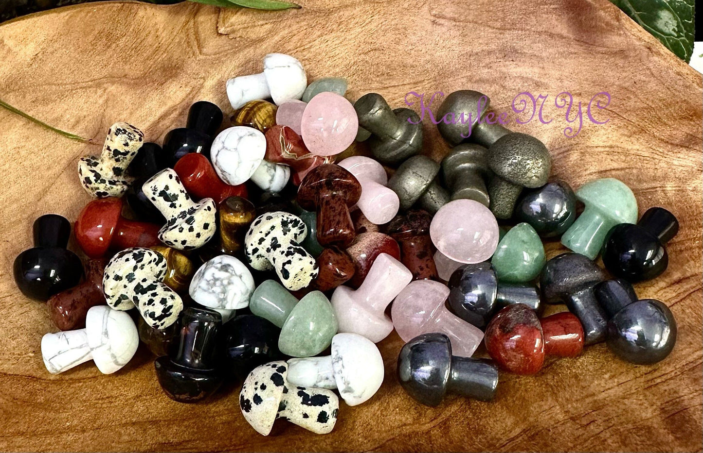 Wholesale Lot 50 PCs Mixed Crystal Mushroom  19mm Healing Energy