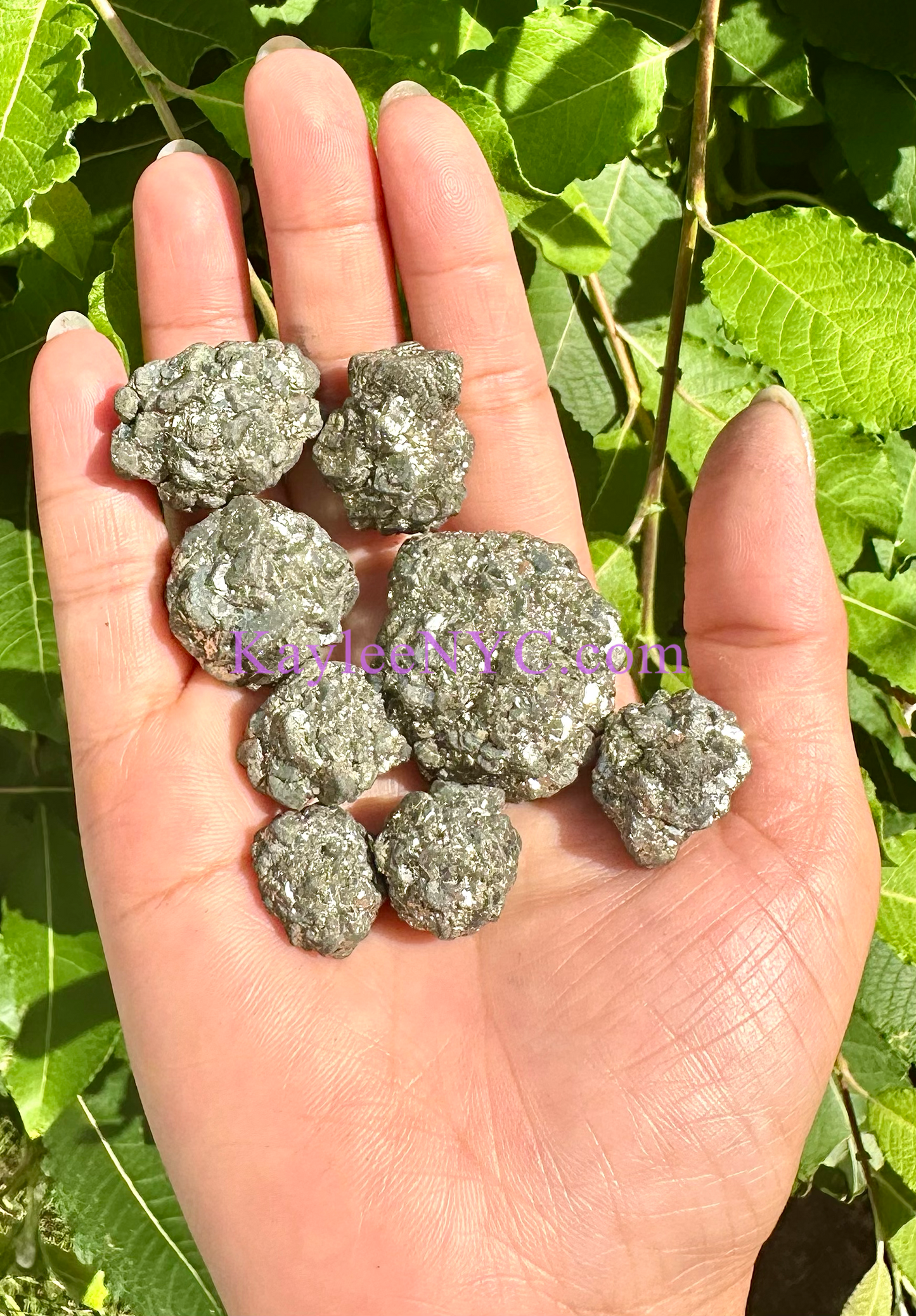 2 lbs Natural Pyrite Raw Crystal