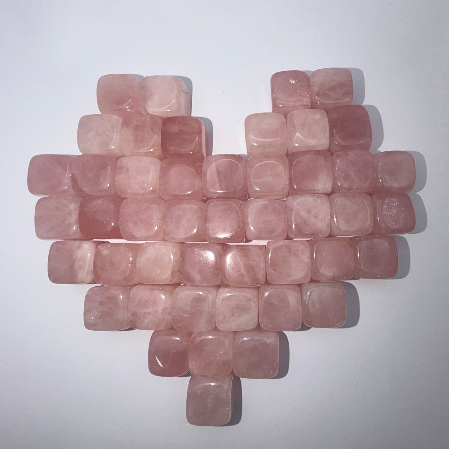 Wholesale Lot 2 Lbs Natural Rose Quartz Cubes Healing Energy Nice Quality