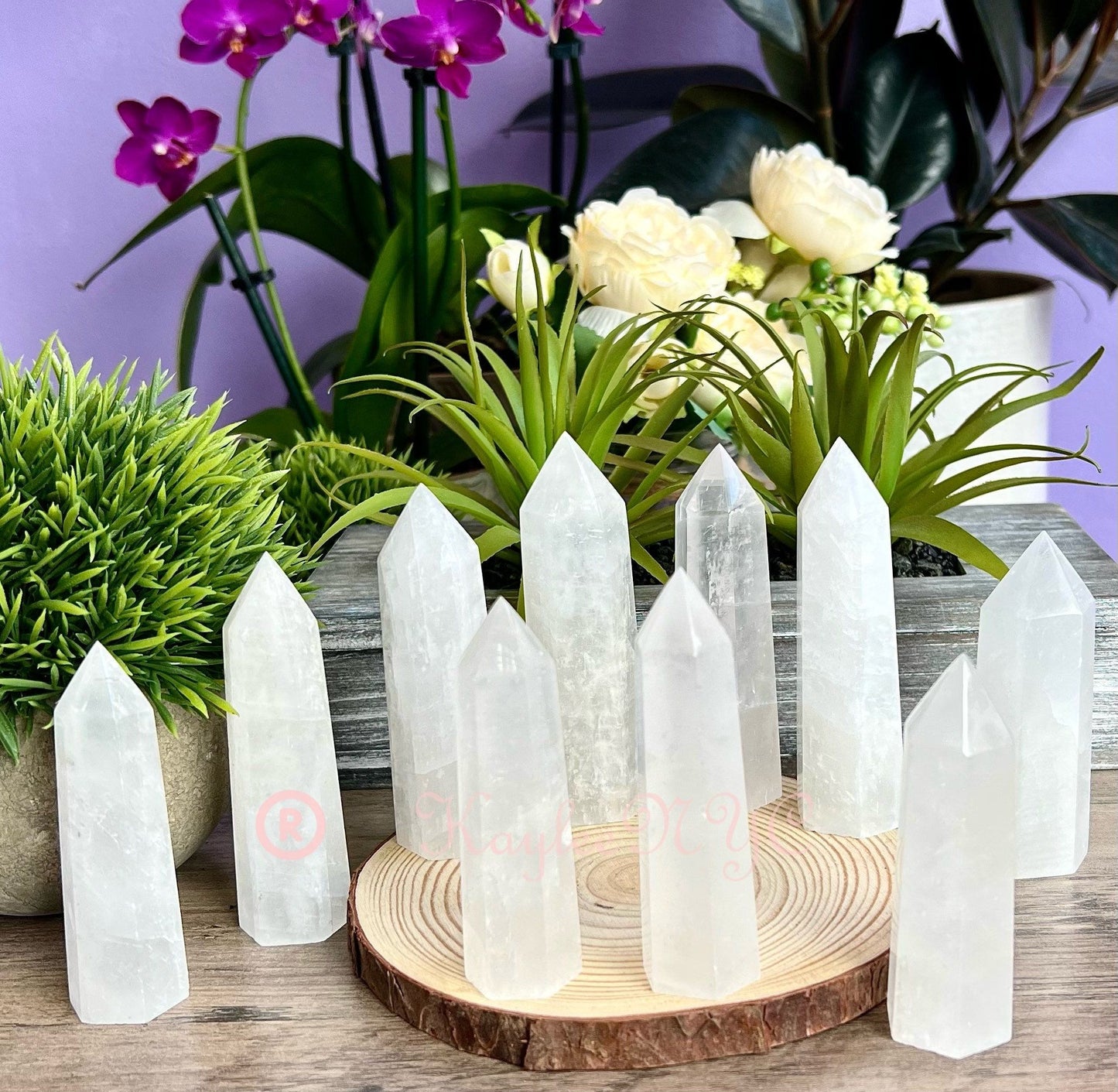 Wholesale Lot 2 Lbs Natural Calcite Obelisk Tower Point Crystal Healing Energy