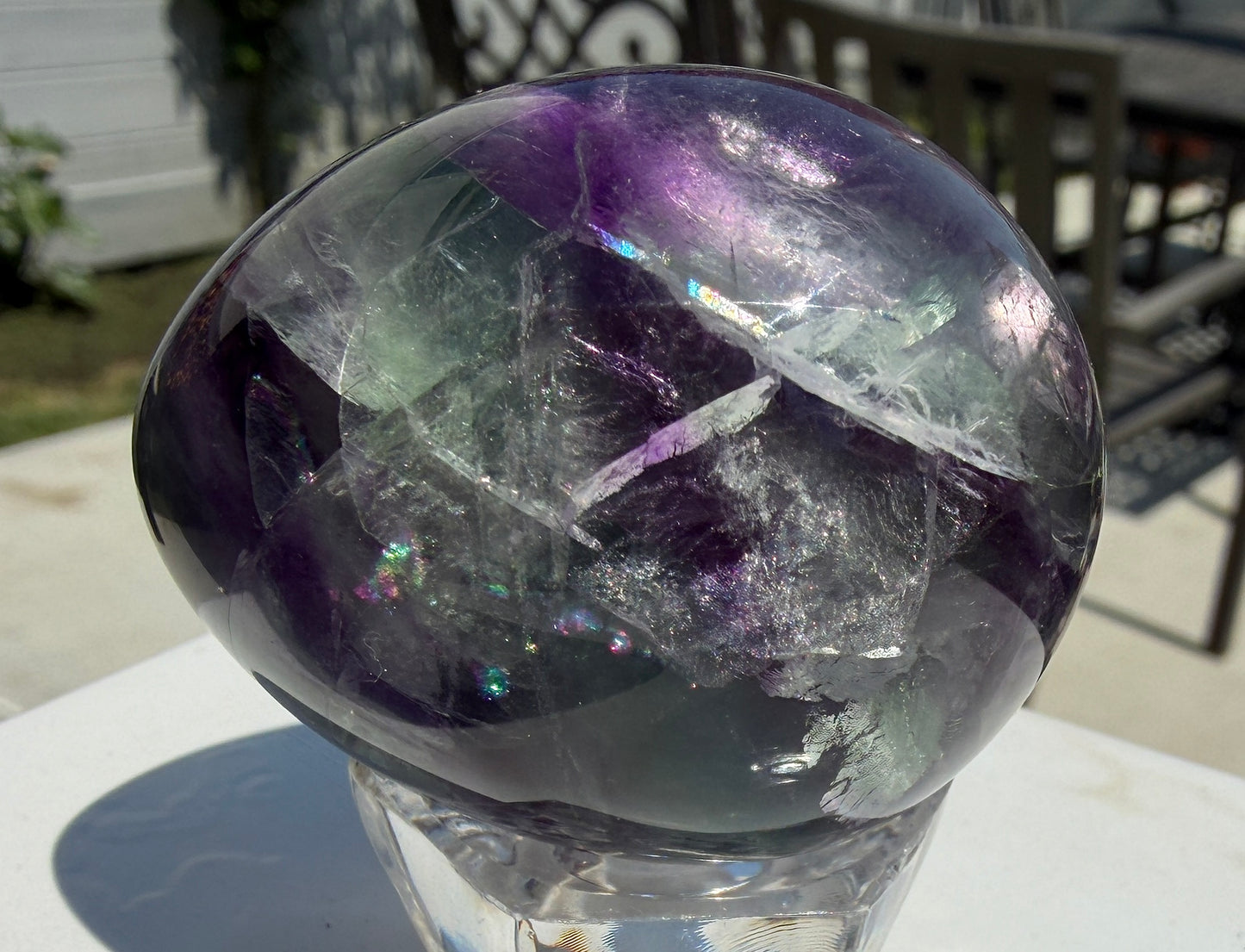 Wholesale Lot 8 pcs Natural Fluorite Egg crystals Healing Enery