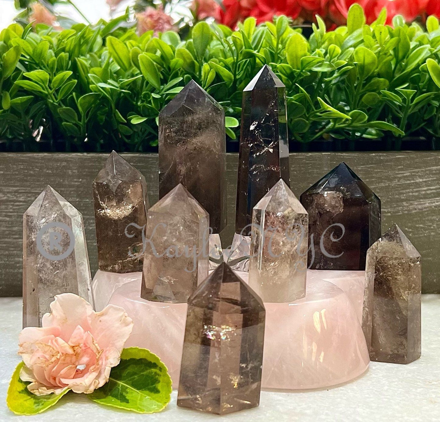 Wholesale Lot 1 Lb Natural Smoky Quartz Obelisk Point Crystal Natural Energy Healing