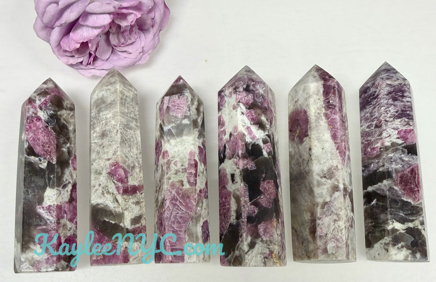Wholesale Lot 1 lb Natural Pink Tourmaline Unicorn Stone Obelisk Tower Point Crystal Healing Energy