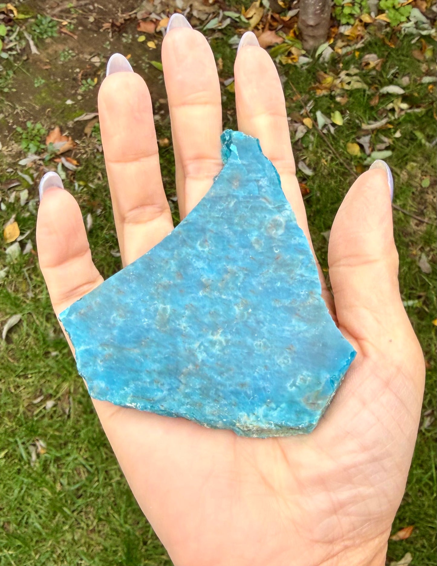 4PCs Natural Apatite polished Slabs crystal healing energy