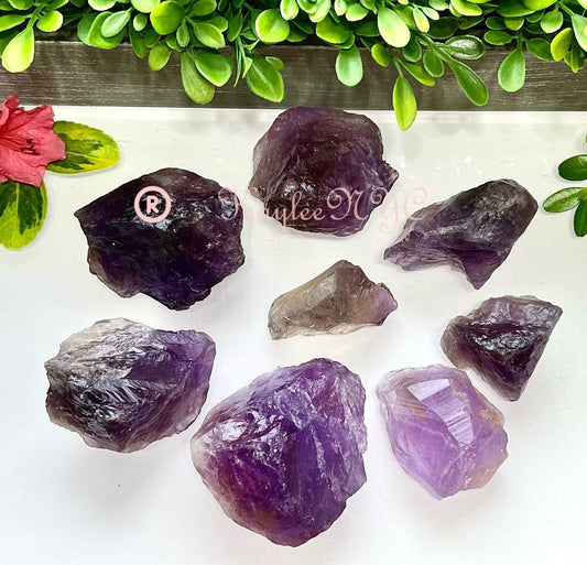 Wholesale Lot 2 Lbs Natural Raw Amethyst Crystal Nice Quality