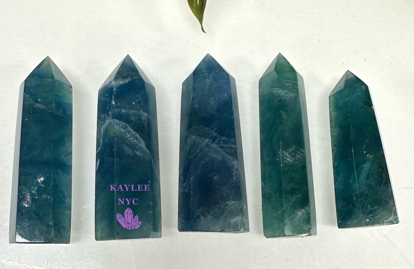 Wholesale Lot 1 Lb Blue Fluorite Obelisk Tower Point Natural Crystal Energy