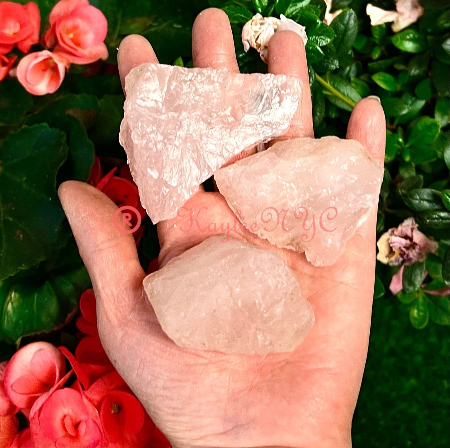 Wholesale Lot 3 Lbs Natural Raw Rose Quartz Crystal Nice Quality