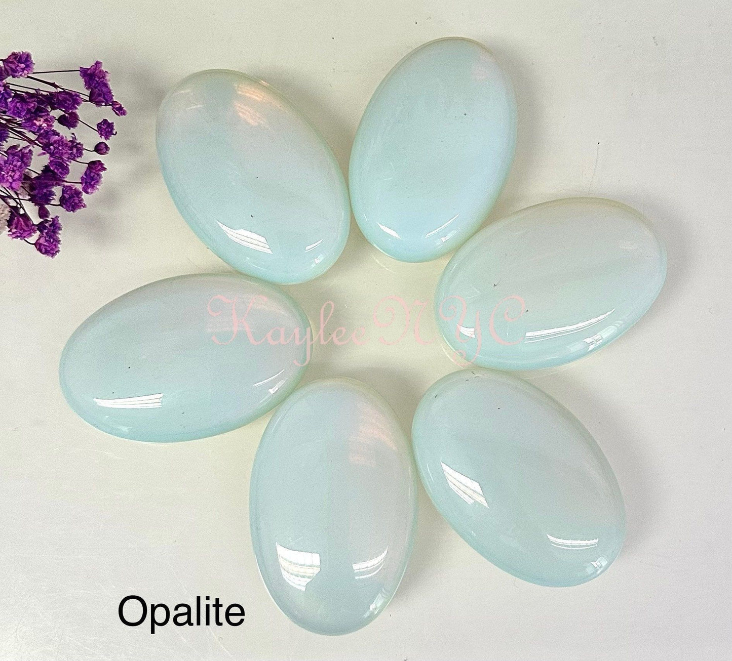 Wholesale Lot 8 pcs Natural Crystals Palm Stones Crystal Healing Energy