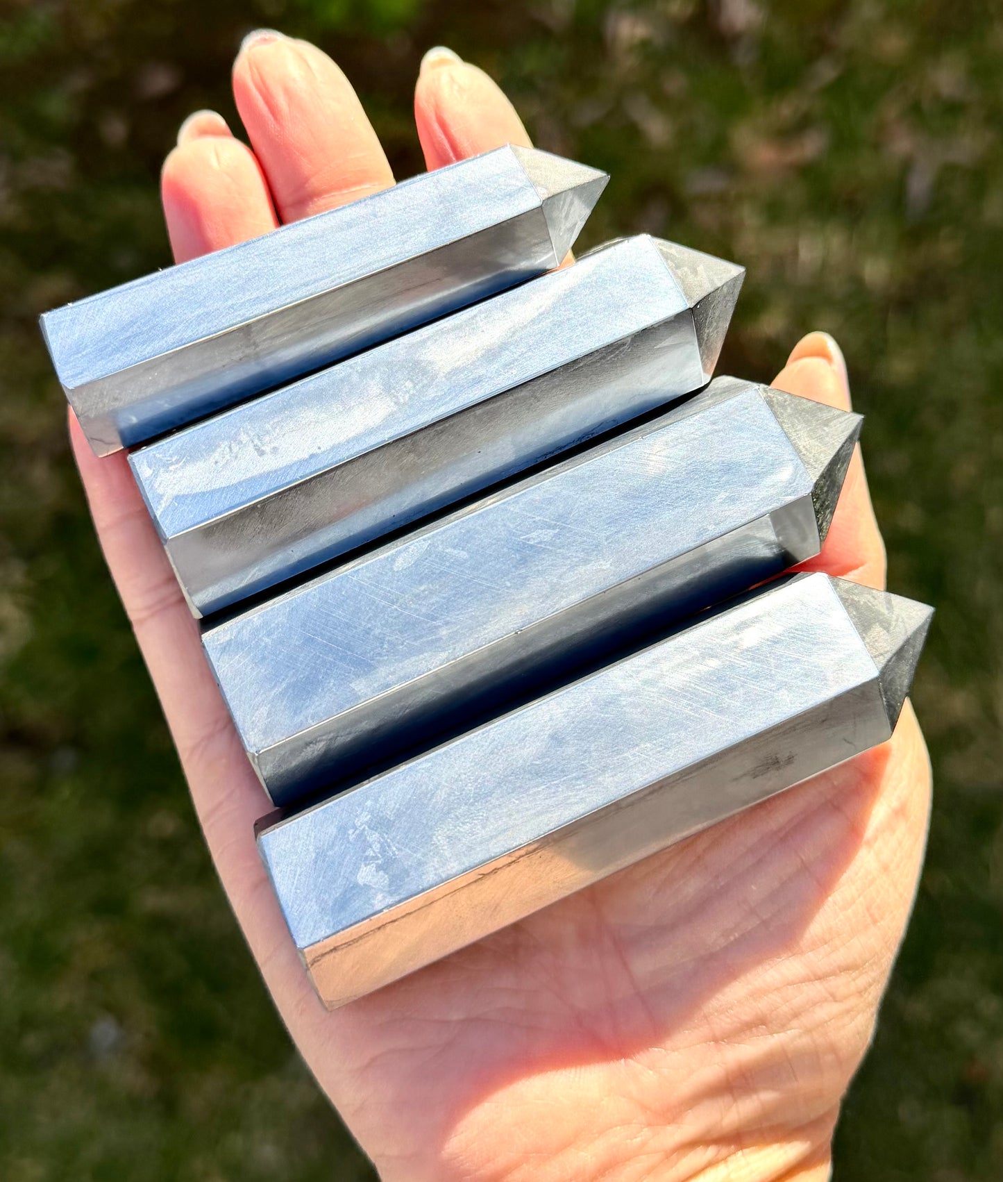 Wholesale Lot 2 Lbs Terahertz Tower Obelisk Point Crystal Energy