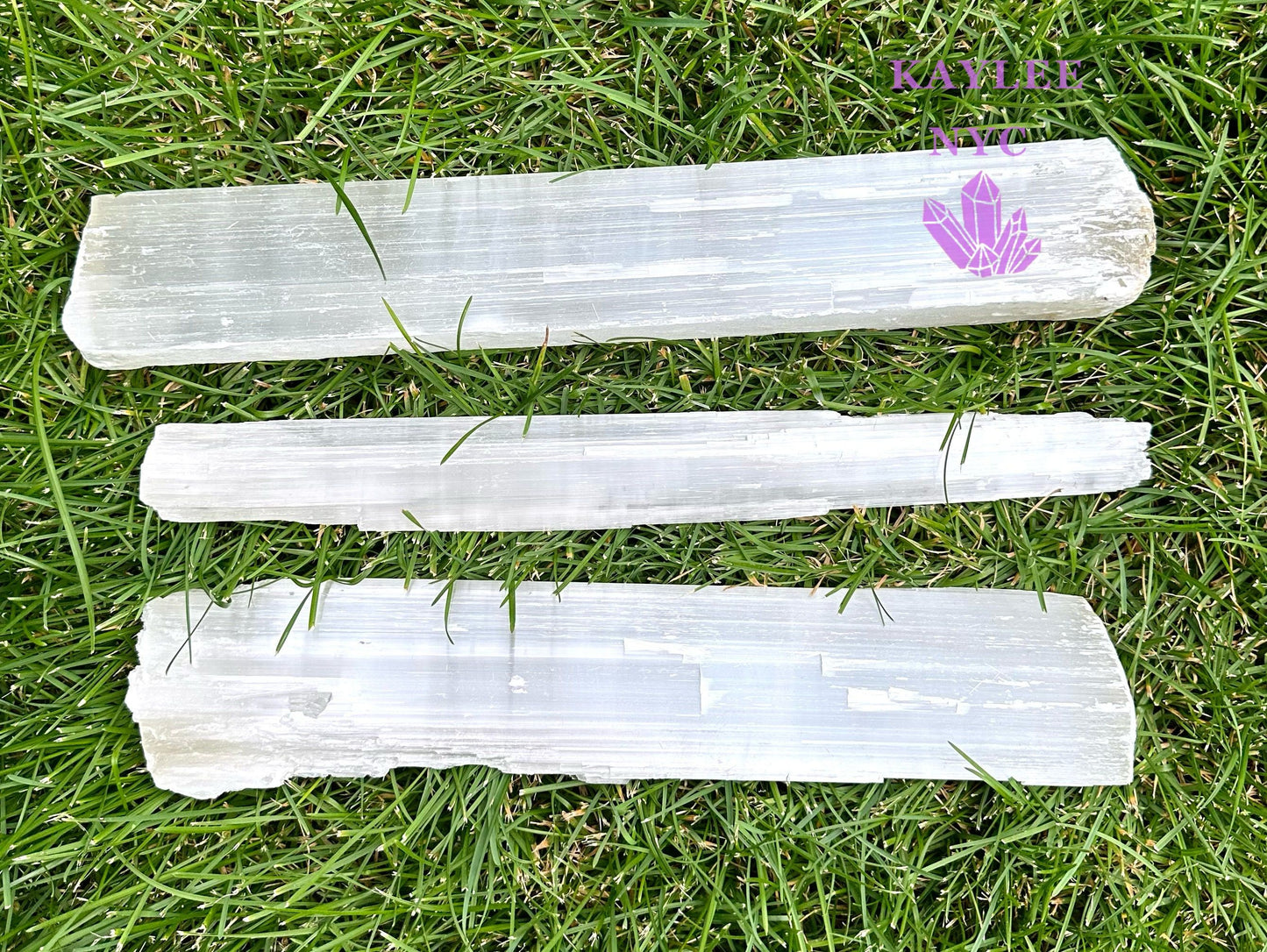 Wholesale Lot 3 pcs Natural Selenite Crystal Raw Nice Quality