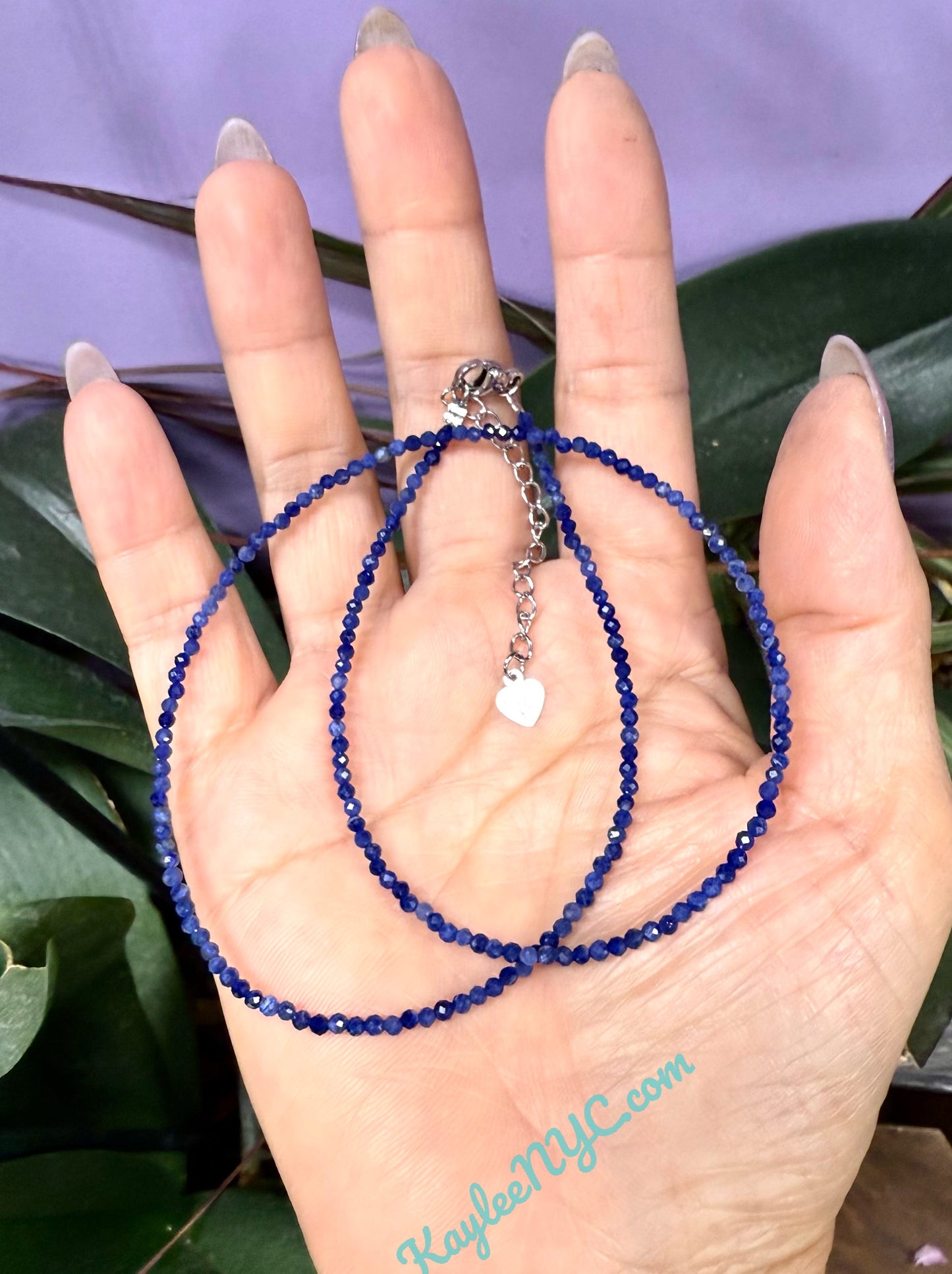 6 PCs 2mm Natural Sodalite Necklaces