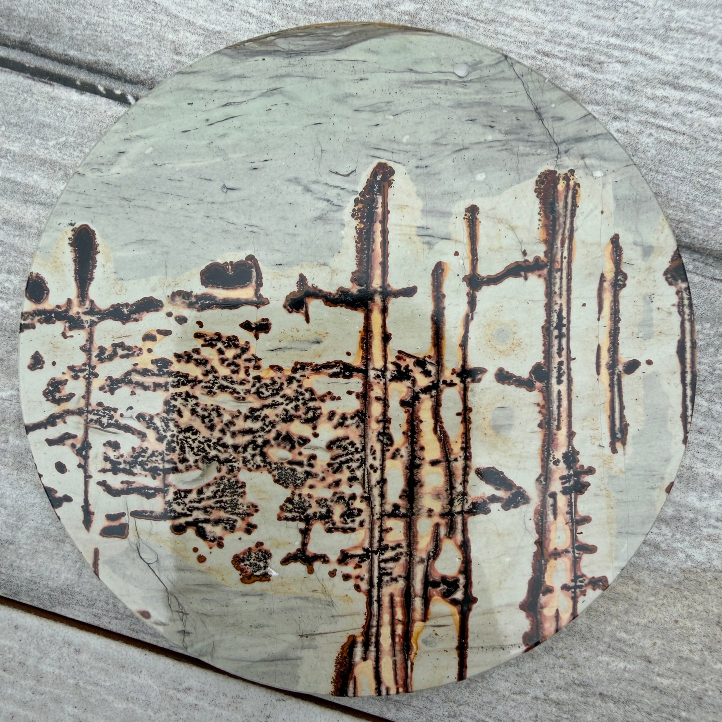 Wholesale Lot 4 pcs Natural Picture Jasper Slab with stand Crystal Healing Energy