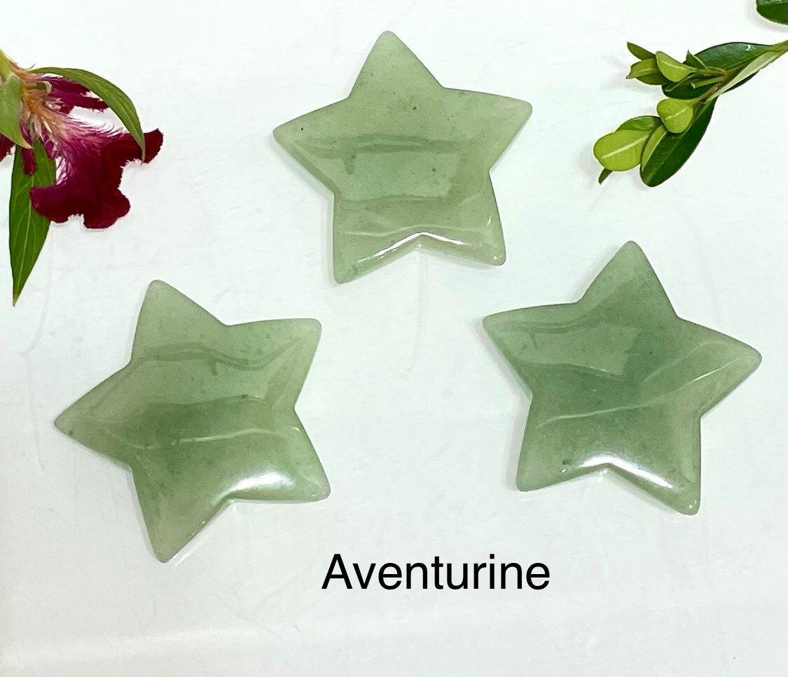 Wholesale Lot 9 Pcs 2” Natural mix Crystal Stars Nice Quality Crystal Healing Energy