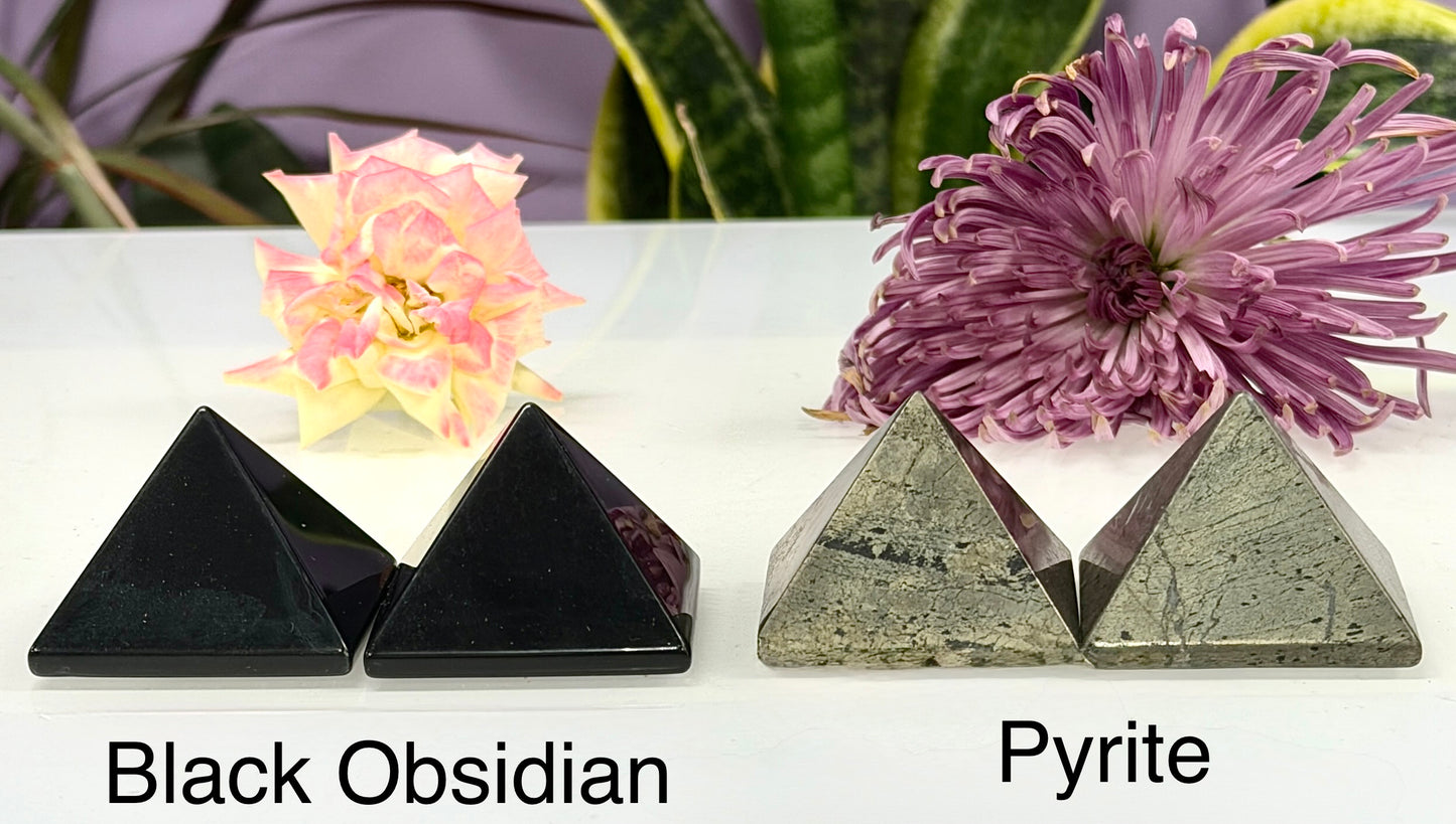 Wholesale Lot 1 lb Natural Mixed Crystal Pyramid Crystal Healing Energy