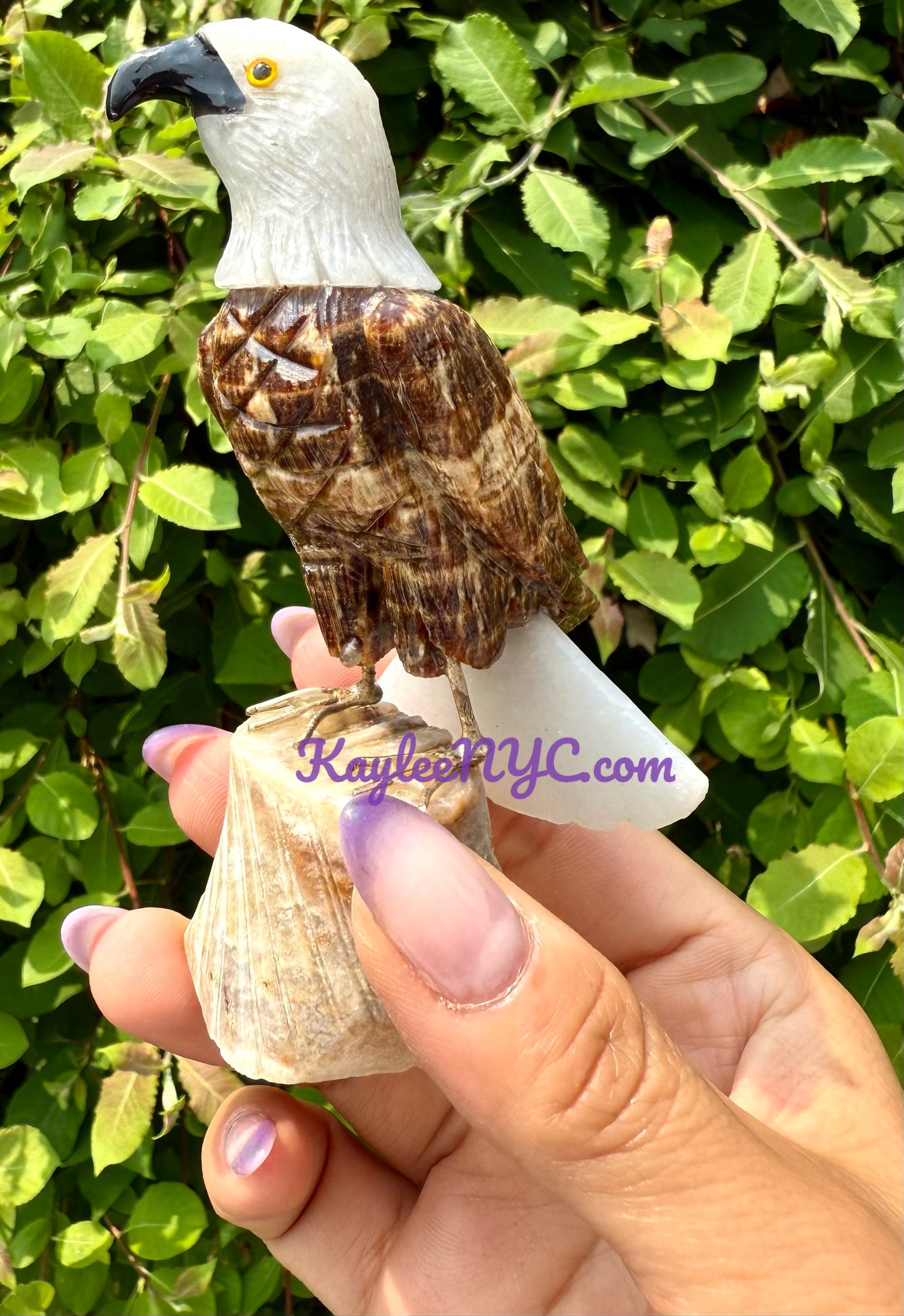 4 PCs Mix Natural Crystal Birds Healing energy