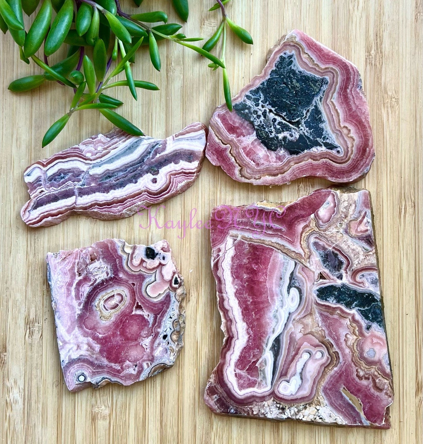 Wholesale Lot 1 lb Natural Rhodochrosite Slabs Crystal Healing Energy