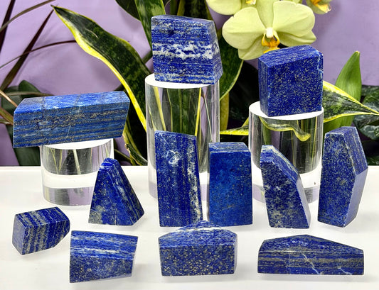 Wholesale Lot 2 lbs Natural Lapis Lazuli Crystal Polished Freeform Healing Energy