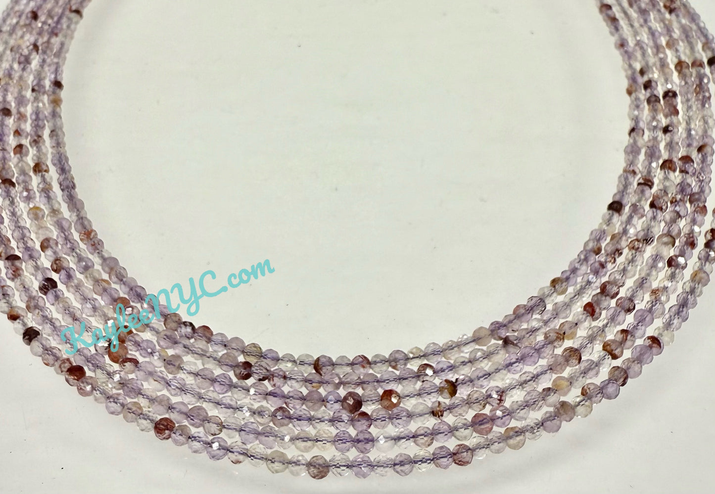 6 PCs 2mm Natural Super Seven Necklaces