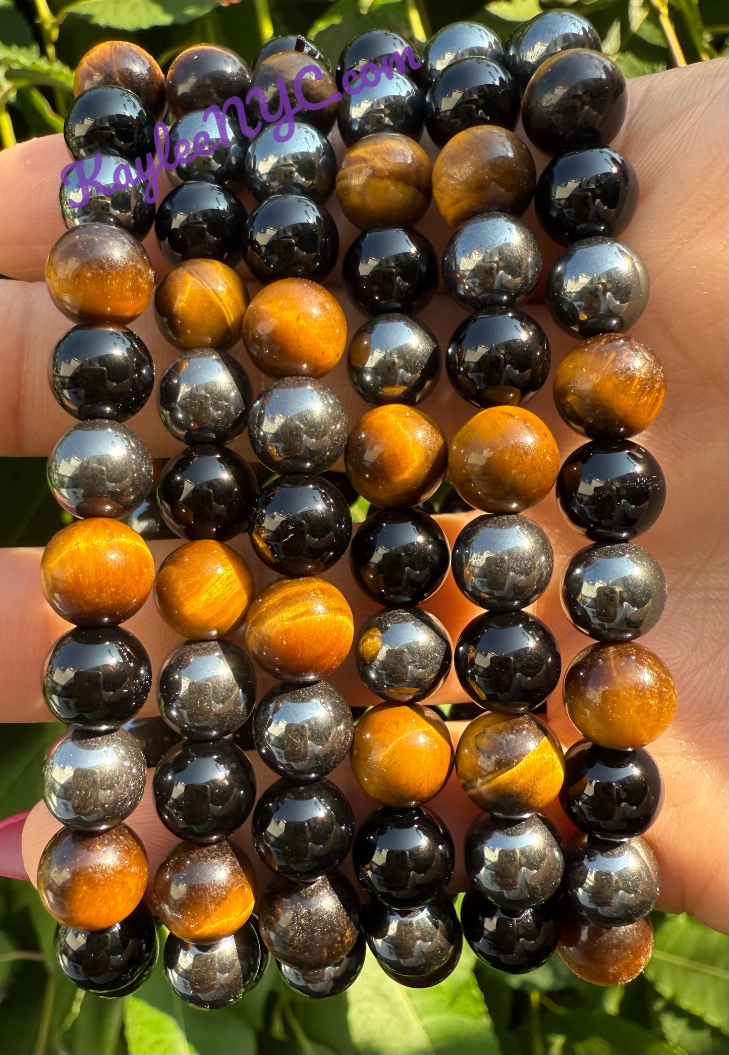 Wholesale 6 Pcs Protection Crystal Healing Stretch Bracelet 8mm 7.5"