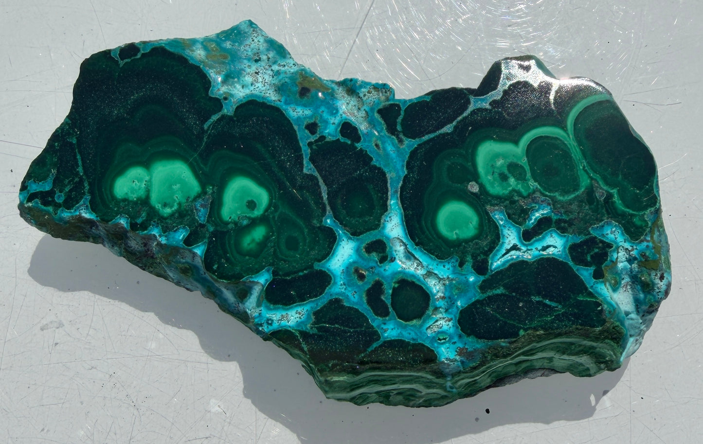 Wholesale 2 lbs Natural Chrysocolla Malachite Slabs Crystal