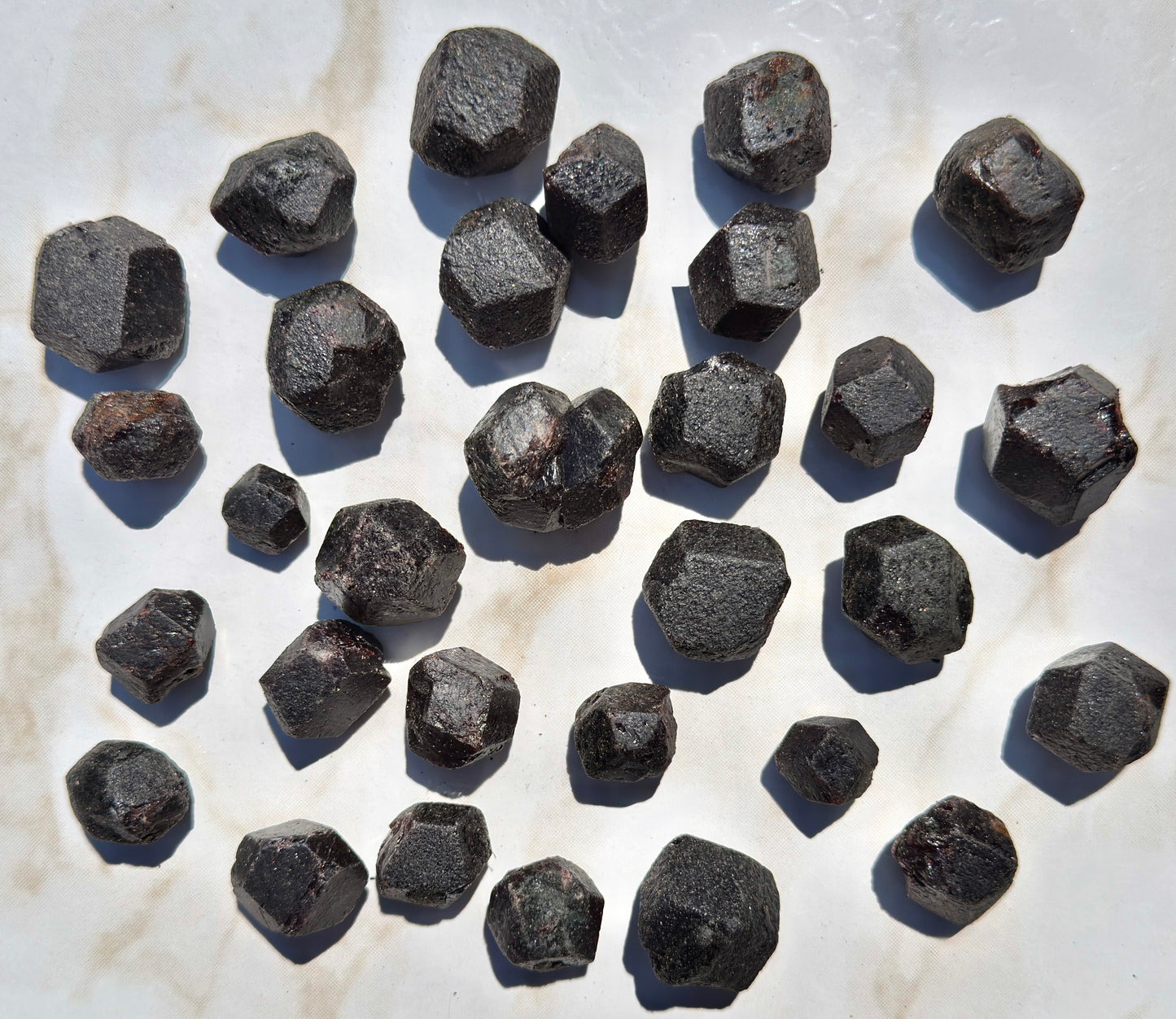 2 lbs Natural Garnet Rough Crystals Healing Energy