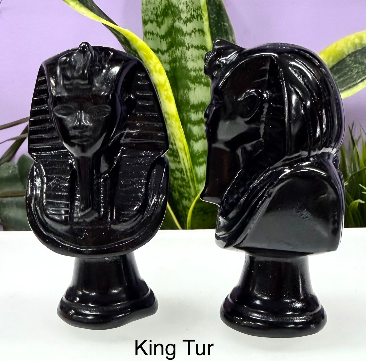 Wholesale Lot pcs 10cm Natural Black Obsidian Egyptian Carving Crystals Healing Energy