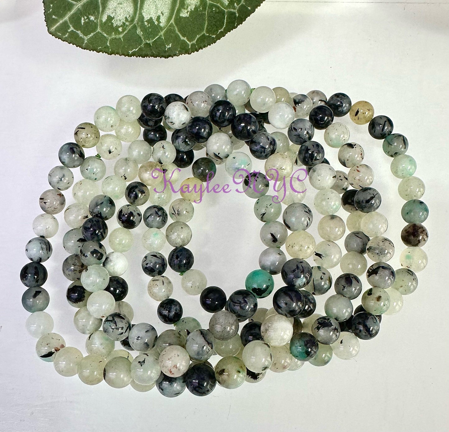 Wholesale Lot 6 Pcs Natural K11 6mm 7.5” Crystal Healing Stretch Bracelet