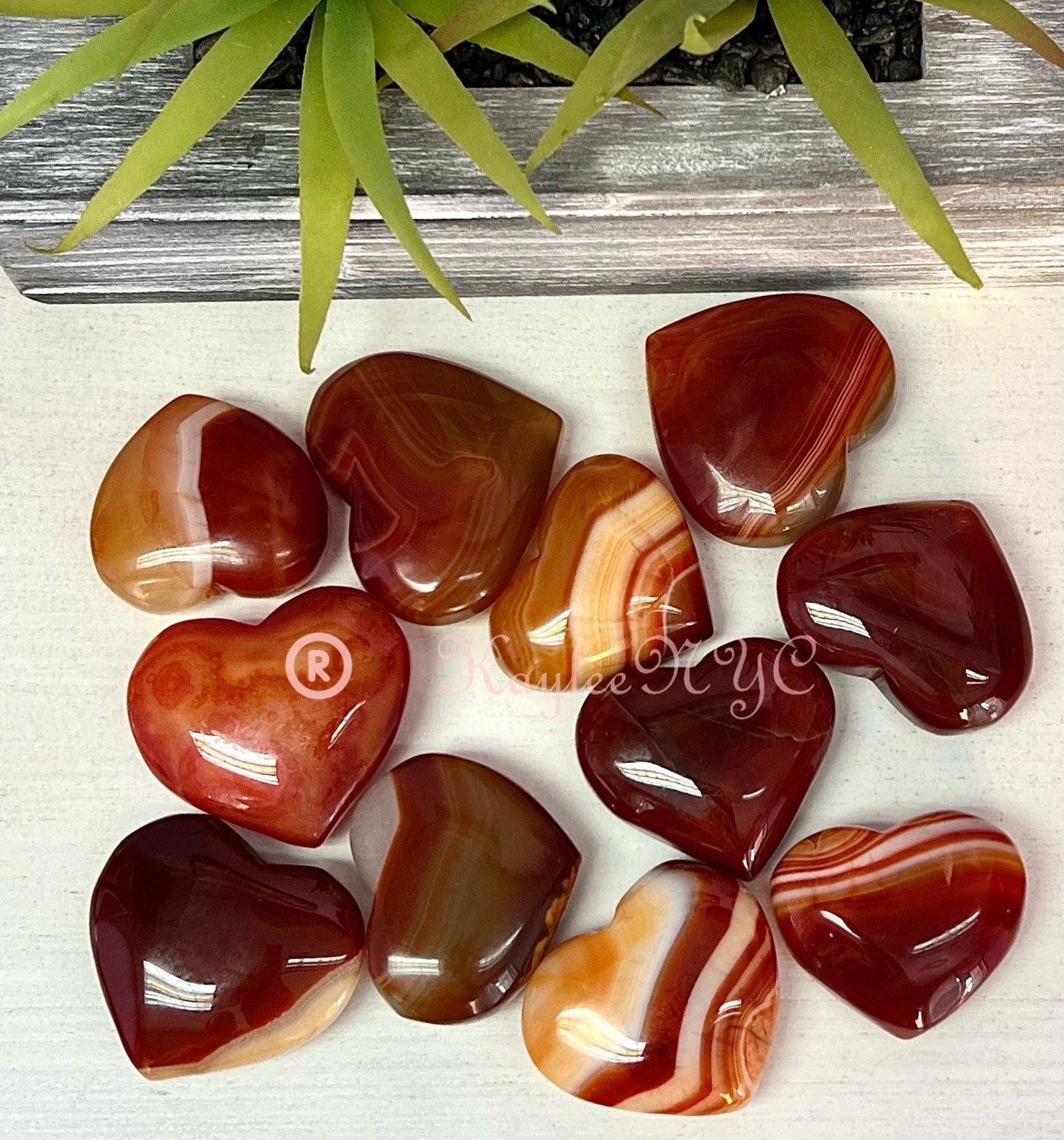 Wholesale Lot 2 lb Natural Carnelian Crystal Heart Healing Energy