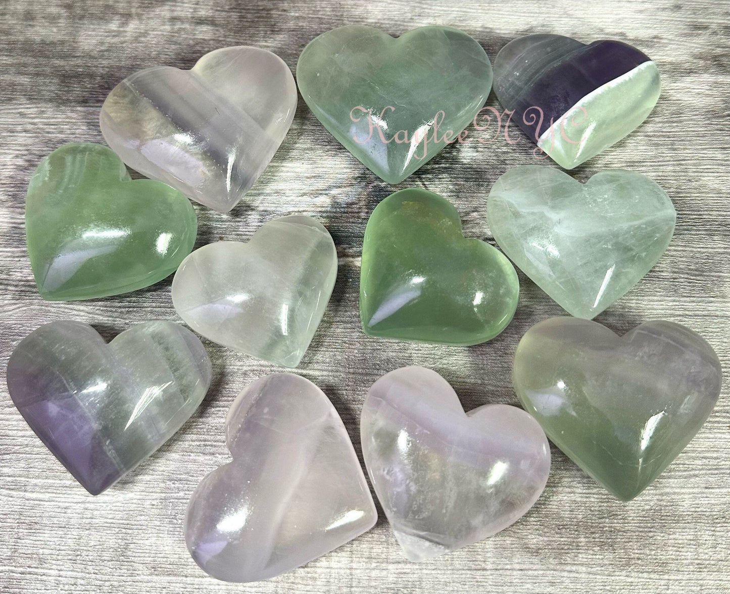 Wholesale Lot 2 lbs Natural Yttrium Fluorite Crystal Heart Healing Energy