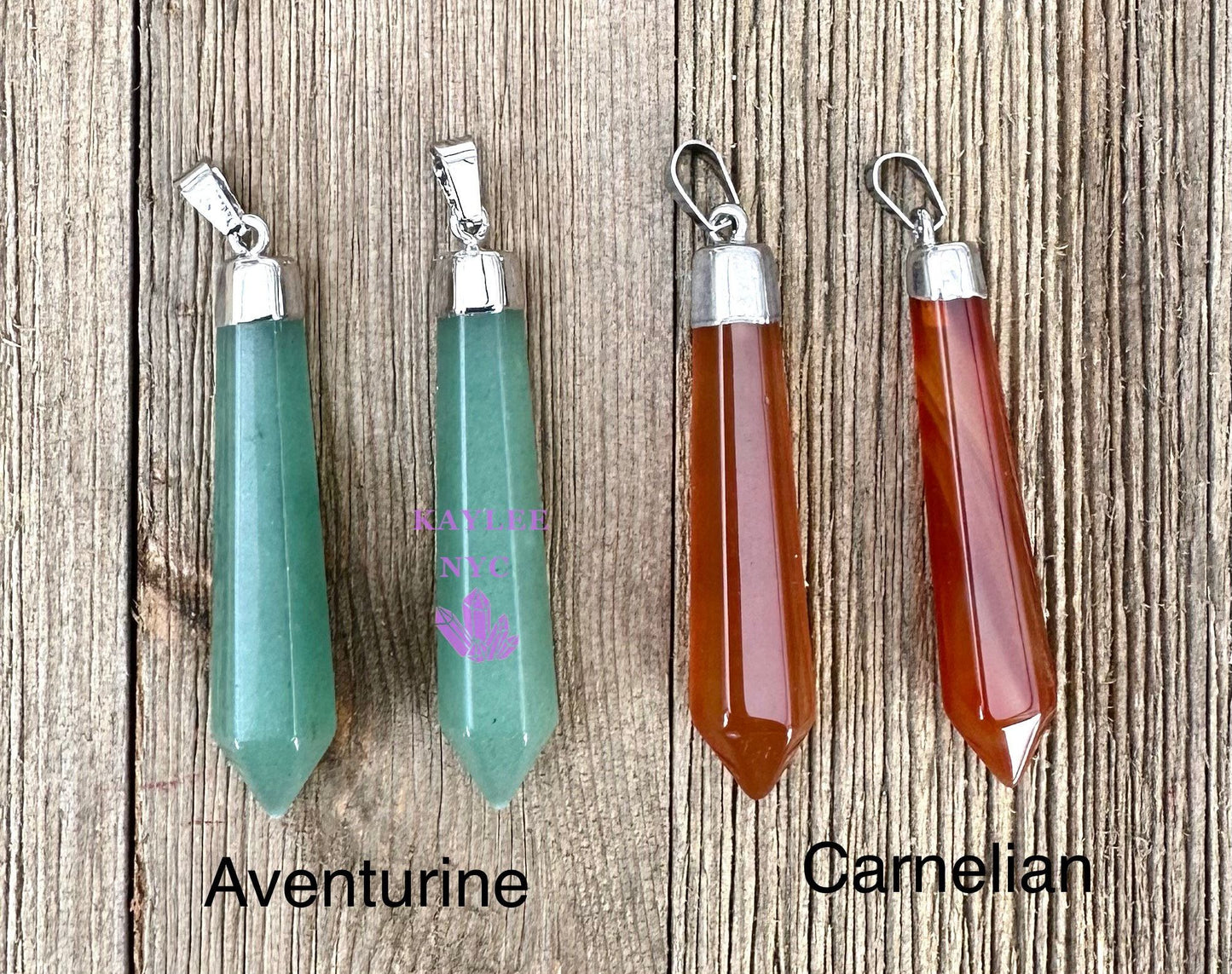 Wholesale Lot 6 Pcs Mix Crystal Pendant Healing Energy