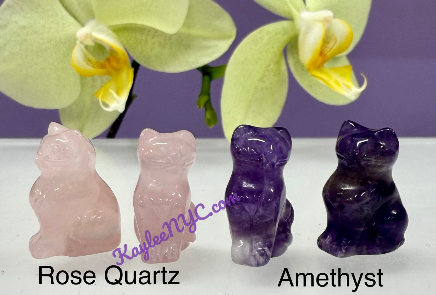 MWholesale Lot 14 PCs Mix Crystals Cat Crystal Healing Energy