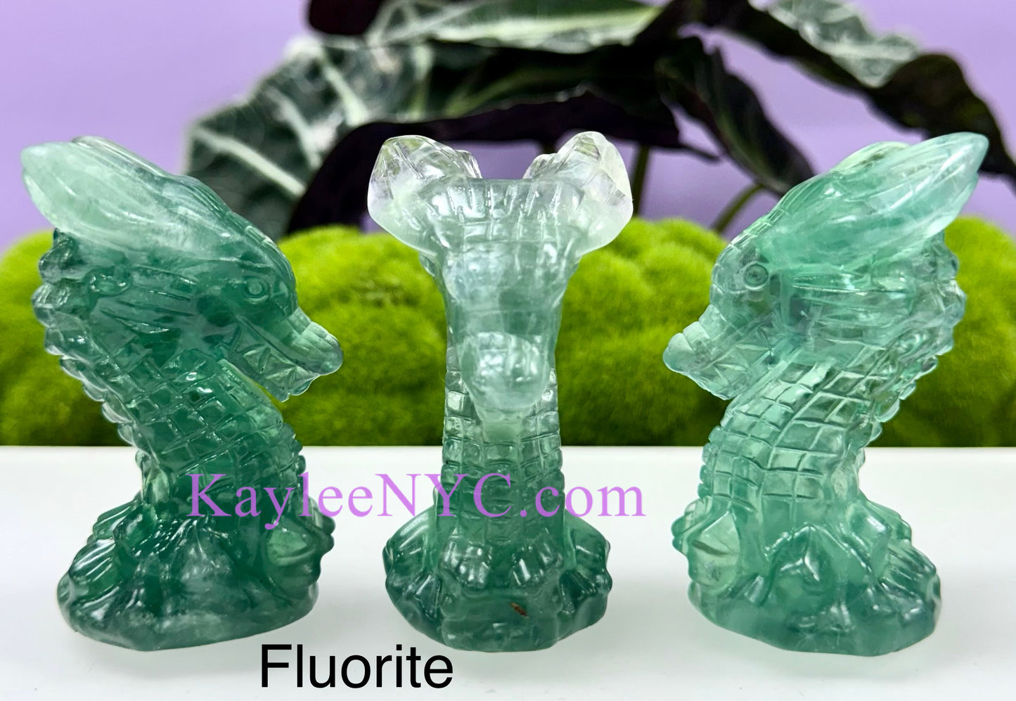 4 PCs 8cm Natural Mix Crystals Dragon Healing Energy