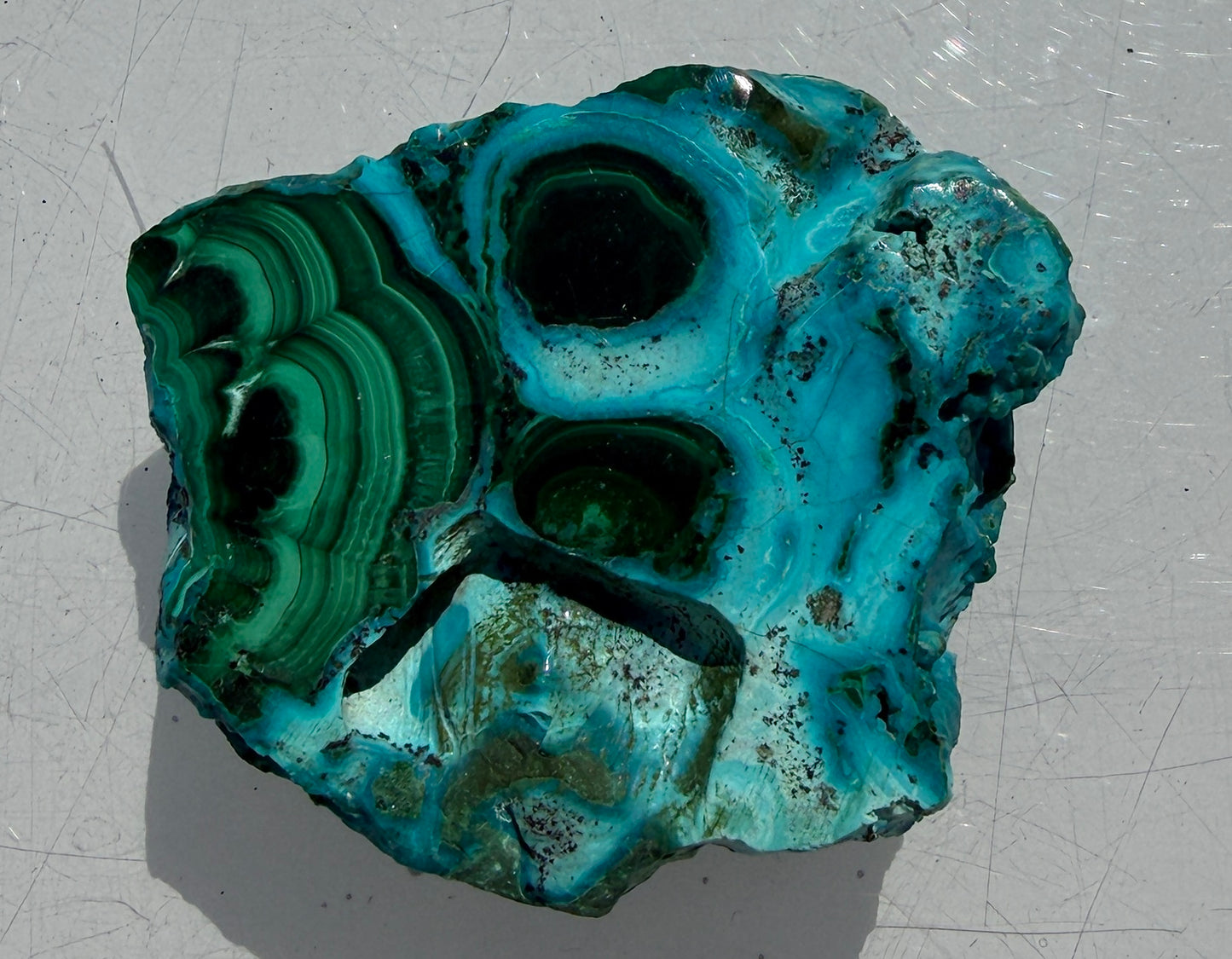 Wholesale 2 lbs Natural Chrysocolla Malachite Slabs Crystal