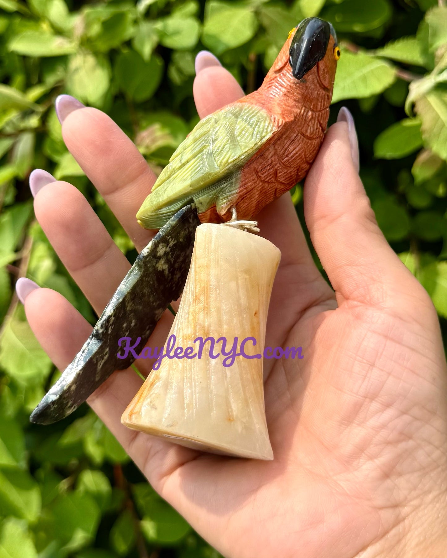 4 PCs Mix Natural Crystal Birds Healing energy