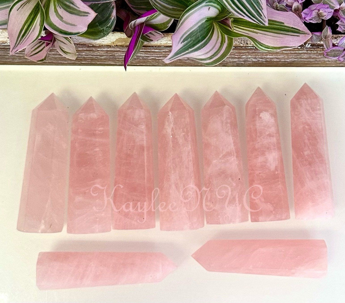 Wholesale Lot 2 Lb Natural Rose Quartz Obelisk Tower Point Crystal Healing