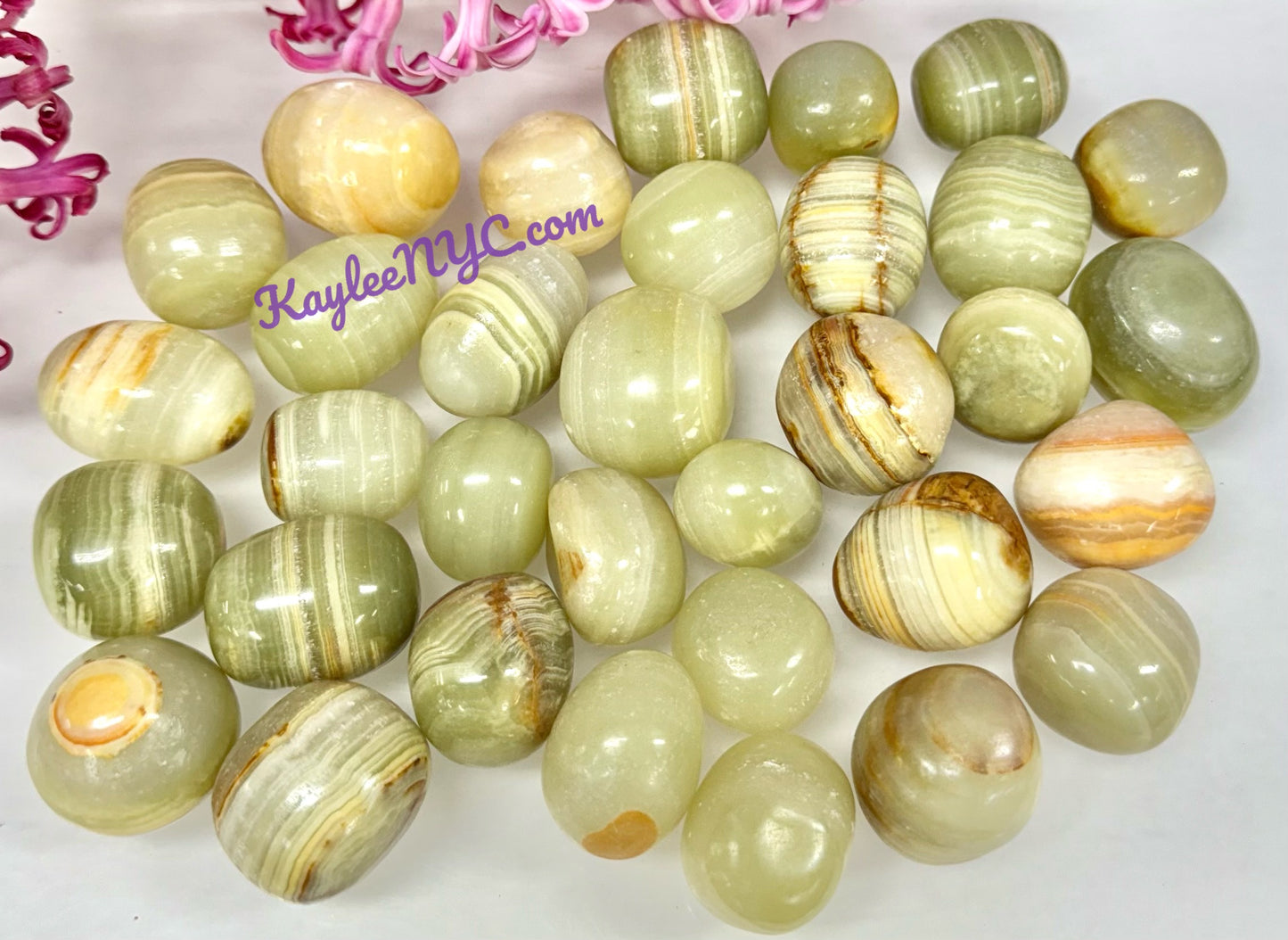 2 lbs Natural Green Onyx Tumble