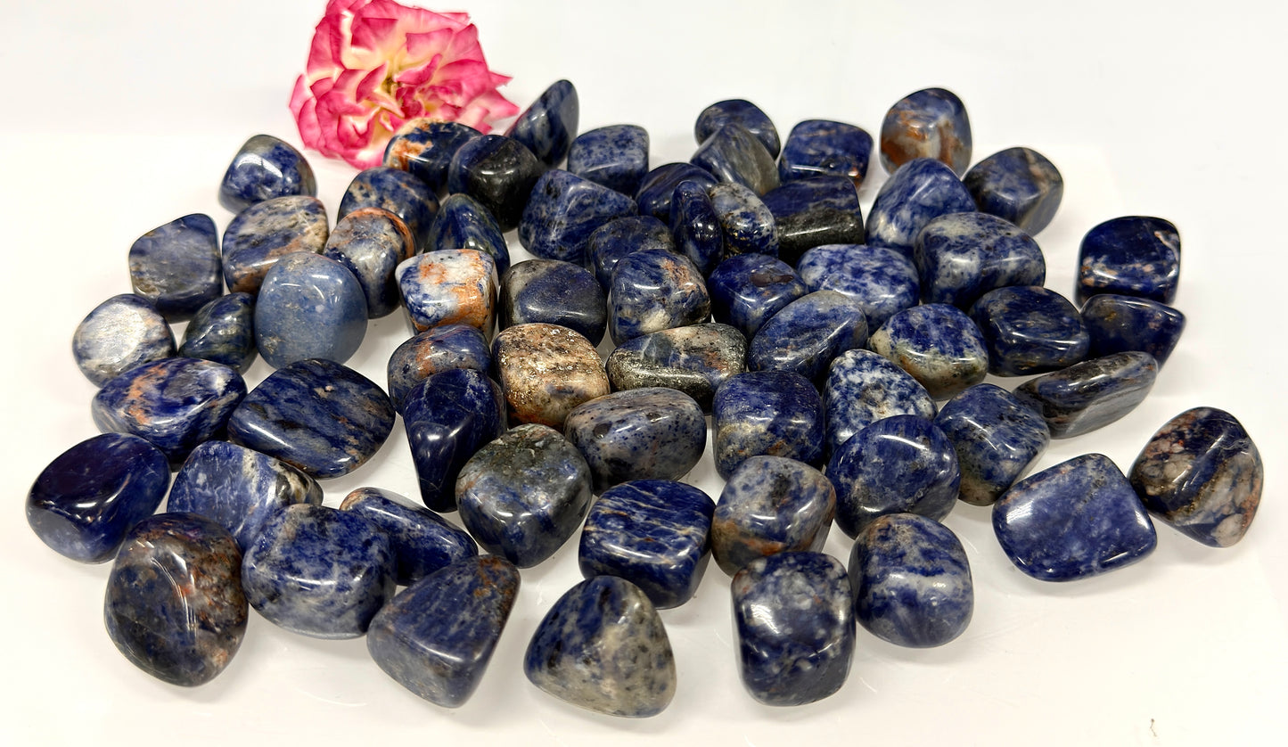 2 lbs Natural Sodalite Tumble Crystal Healing Energy