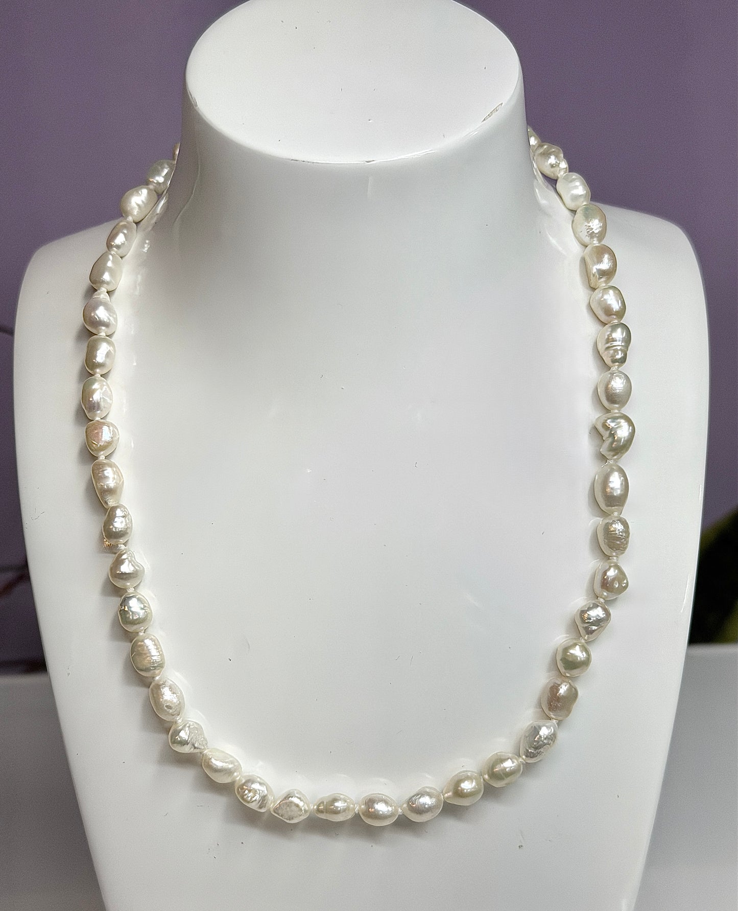 6 PCs 6 pcs ~6.5mm Natural Freshwater Pearl Necklace Healing Energy