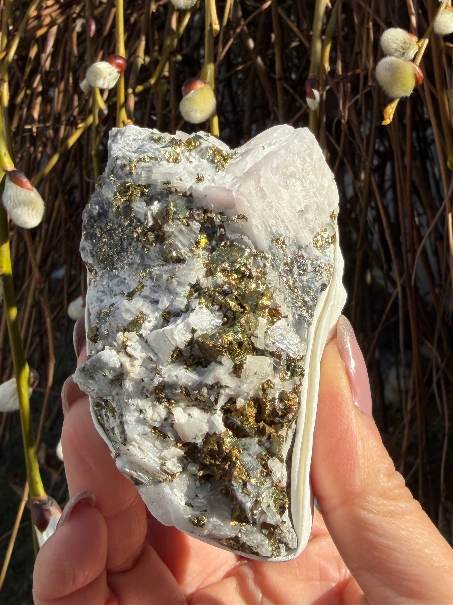 Wholesale Lot ~2 lbs Chalopyrite on Calcite Specimens Natural Raw Crystal Healing Energy