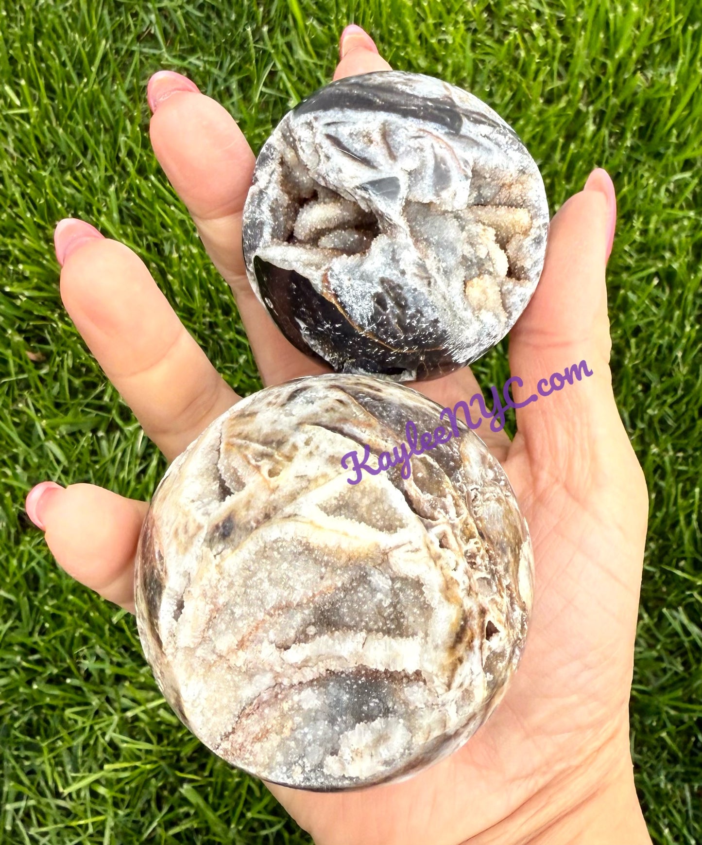 Wholesale Lot 4-5 PCs Natural Sphalerite Spheres Crystal Ball 3.8 to 4 lbs
