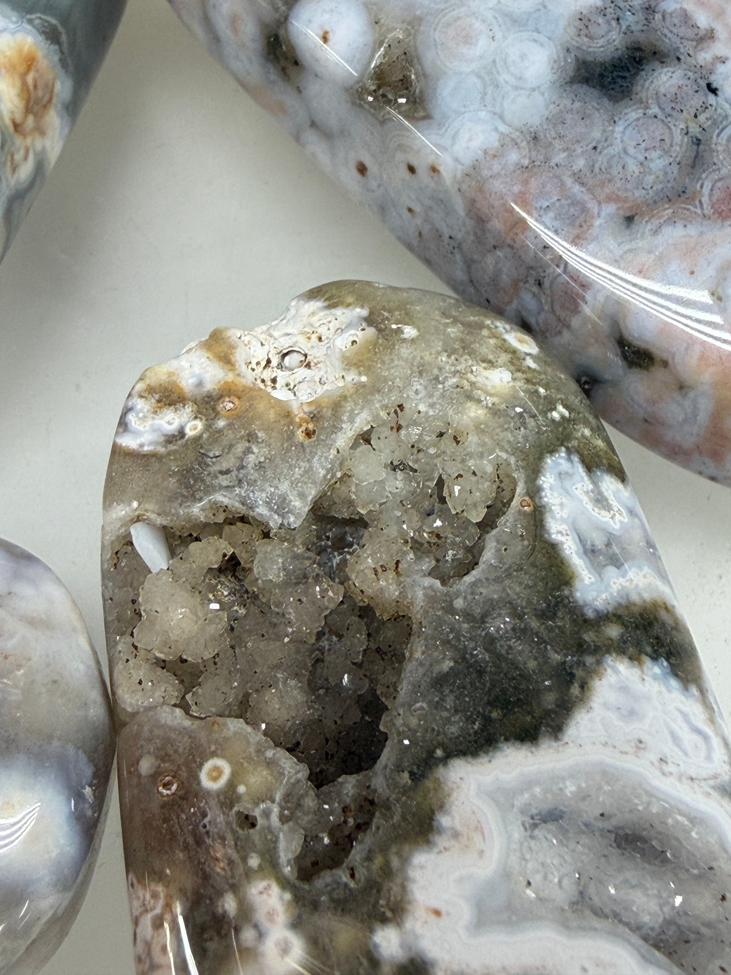 Wholesale 1 lb Lot Natural Ocean Jasper Palm Stone Crystal Energy